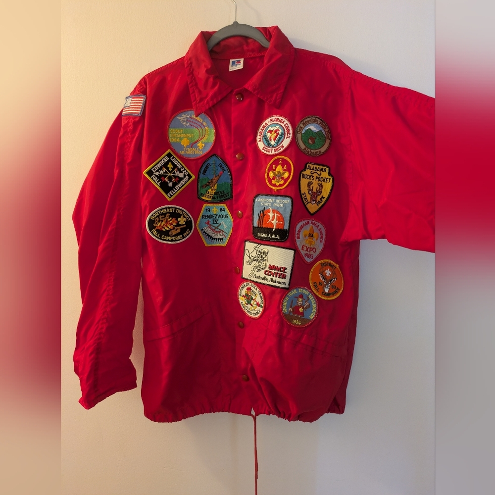 Vintage Order of the Arrow Red Jacket